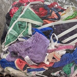 Colorful Lace and Cotton Panties and thongs Bundle 20 piece